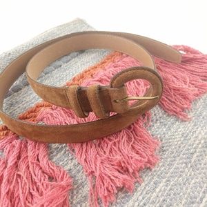 Made in the USA Land's End Suede Leather Belt